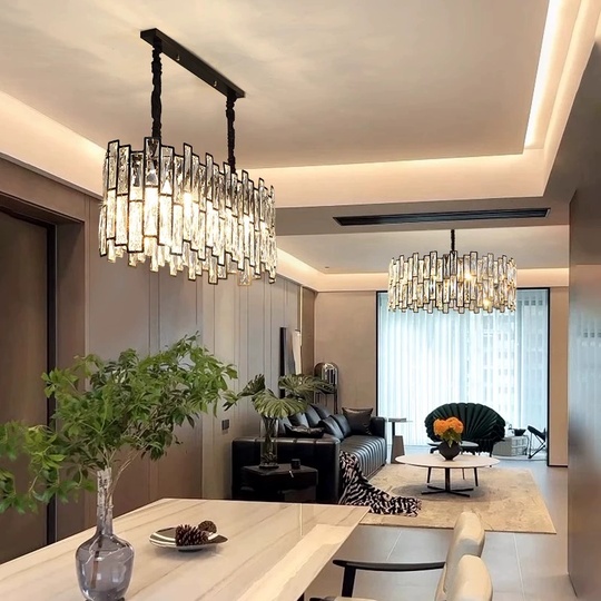 Люстра подвесная, черный, стекло, AYDOGAN 100*31, металл, E14.