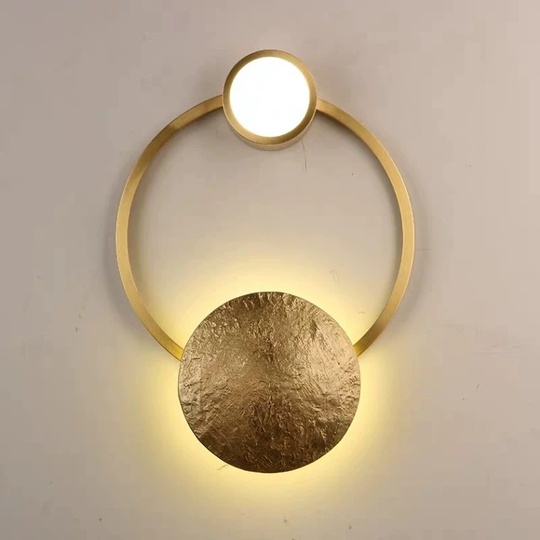 Настенный светильник медный TALLIS, Бра, 25*36, медь, LED.