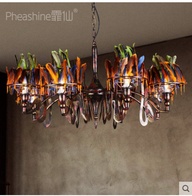 Дизайнерский светильник белый Eleviox, 88*48 см, led, e14, железо, мех