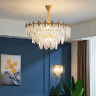 Люстра подвесная, медный, стекло, AUTOP 80*43, металл, E14.