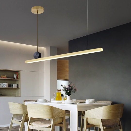 Подвесной светильник, бронза,  DERIN 118*13, ПММА, металл, LED.