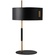 Настольная лампа черная OLUCE, 27*48 см