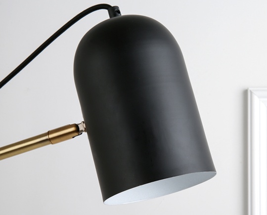 Настольная лампа золотая Spiro, 48*69 см