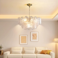 Люстра подвесная, медный, стекло, PERSPICACIOUS 60*33, металл, E14.