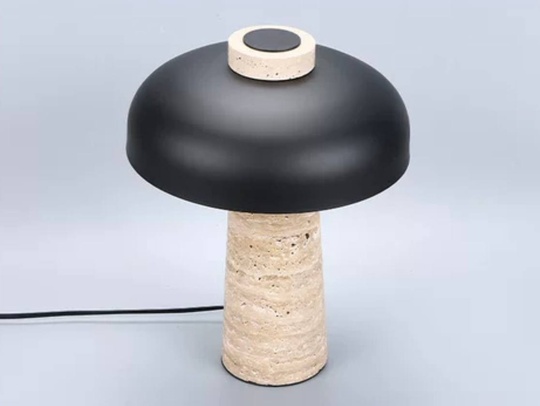 Настольная лампа SOLARA 21*35 мрамор, бежевый