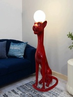 Торшер красный леопард Altrivo, 60*40*140 см, LED, Е14, смола, стекловолокно, 8 Вт