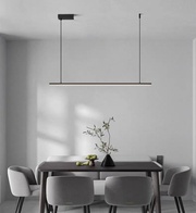 Люстра черная Lumis, металл, 120*200 см, светодиодная, LED