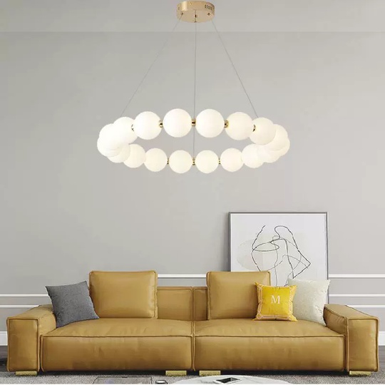 Светильник подвесной медный Uvloxi, медь, 62*10 см, светодиодная, LED