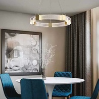 Люстра подвесная, медь, ПММА, SAMUEL 50*100, металл, LED