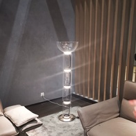 Торшер черный Elvoro, 40*40*149 см, LED, металл, 20 Вт