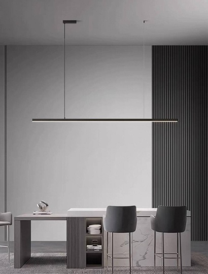 Люстра черная Lumis, металл, 120*200 см, светодиодная, LED