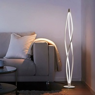 Торшер белый Zenere white 18*18*120 см, LED, ПММА, 14 Вт