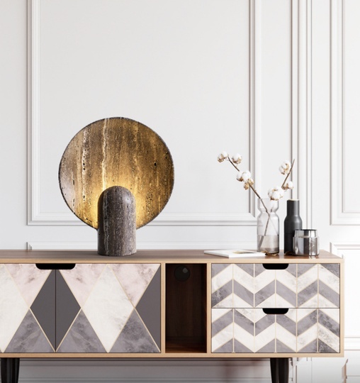 Настольная лампа мрамор Hot Verkoop, 29*35 см, светодиодная, G9