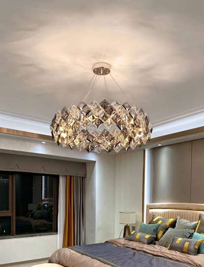 Люстра BANY 100*20 золото, стекло, металл, Е14.