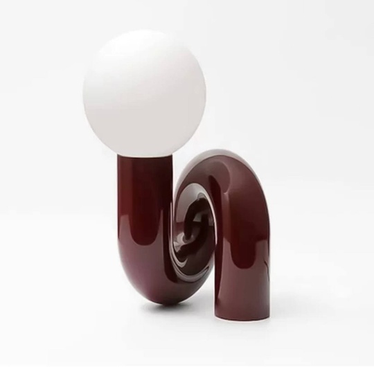 Настольная лампа ONADA 26*40, бордовый, смола.