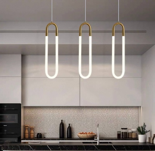 Светильник подвесной, бронзовый, Eldrisign, металл, 14*60 см, светодиодная, LED