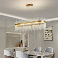 Люстра подвесная, медная, стекло, DILEK 120*26, металл, LED.