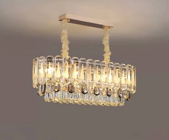 Люстра подвесная BEGUM 85*28 золото, стекло, металл, Е14.