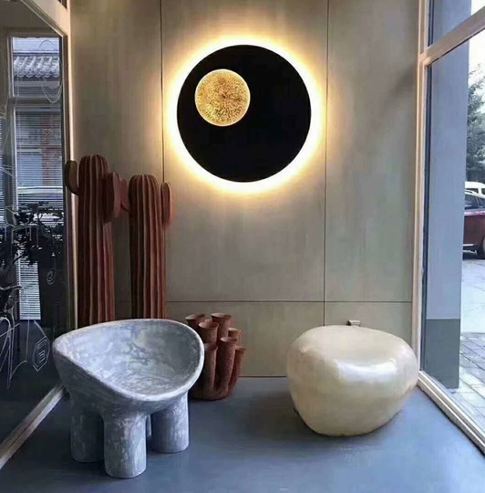 Настенный светильник LESTER 25*25, черный, металл, LED.