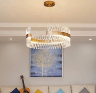 Люстра подвесная, медный, стекло, RADIANT 80*30, металл, LED.