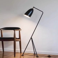 Торшер, черный, белый Luka 45*153, светодиодный, E27, металл