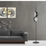 Торшер, черный, белый, Duke 35*175, LED, металл