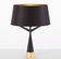 Настольная лампа AUSTEN 24*40, черный, металл, Е27.