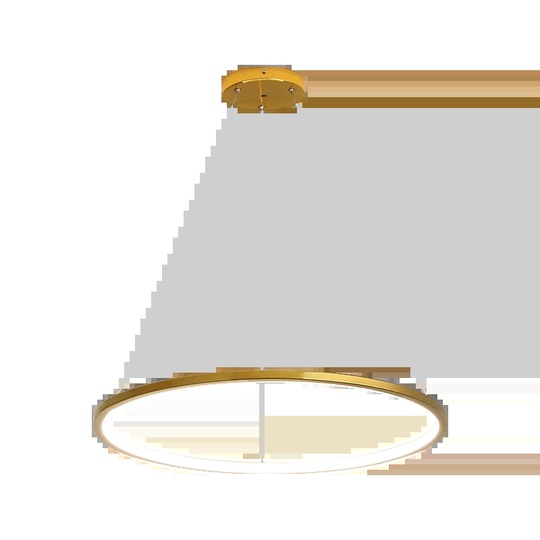 Люстра подвесная, медь, ПММА, WILLOW 60*2 металл, LED.