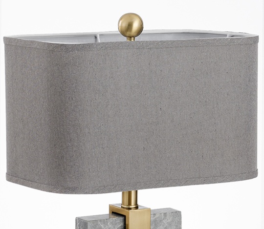 Настольная лампа серого цвета 38*63 см, My Interno Kingston