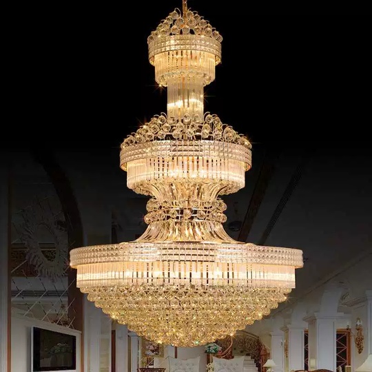 Люстра подвесная, золото, хрусталь, BARNEY 150*220 металл, E14.