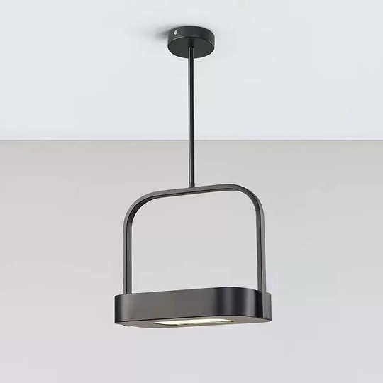 Люстра черная Eloraq, металл, 38*27 см, светодиодная, LED