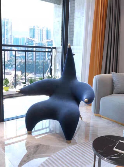 Кресло Синие. Starfish Lounge - в виде морской звезды, 1 шт., 100х100х145