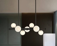 Люстра черная Zentronix, металл, 72*60 см, G9