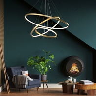 Люстра подвесная, медь, ПММА, ORANGE 40*60*80 металл, LED.