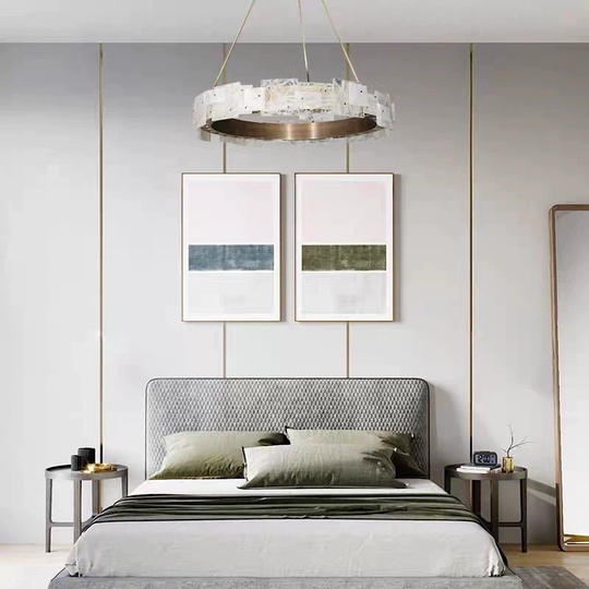 Люстра подвесная, бронза, стекло, CHANTI 60*95, металл, LED