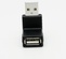 Переходник 2USB А 2.0 90 градусов