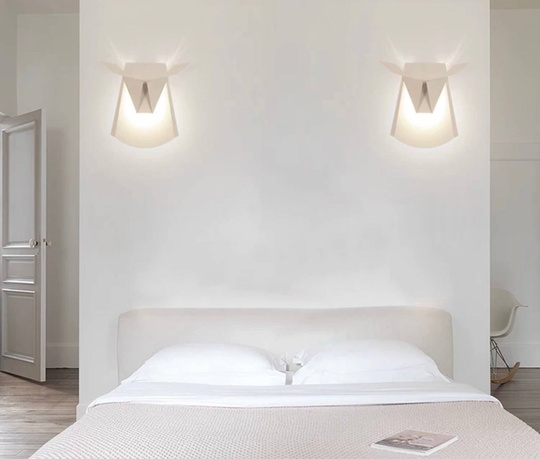 Настенный светильник, БРА GOKER 38*35, белый, металл, LED.