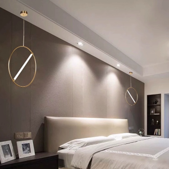 Светильник подвесной, бронза Elarion, металл, 55*150 см, светодиодная, LED