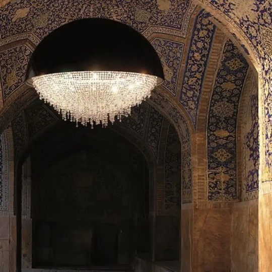 Люстра подвесная, серебро, черный, кристалл, SALENA BLACK 60*68 металл, LED.