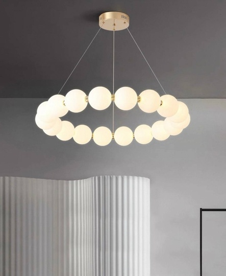 Светильник подвесной медный Uvloxi, медь, 33*8 см, светодиодная, LED