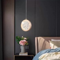 Светильник подвесной золото-серебро Elyvox, металл, 15*18 см, LED