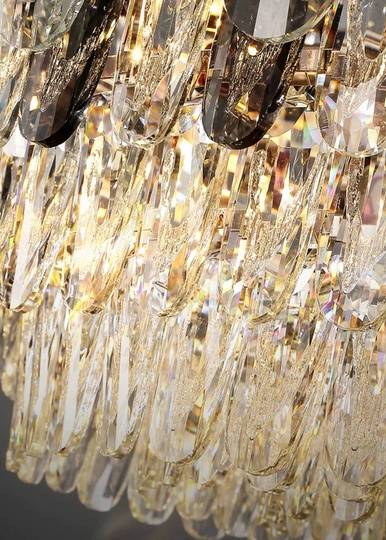 Подвесной светильник MIRAC 95*29, золотой, стекло, металл,  Е14.