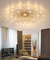 Люстра золотая Altreve, металл, стекло, 115*28 см, G4