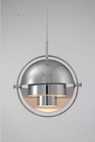 Светильник серебряный Elyntos, металл, 28*31 см, Е27