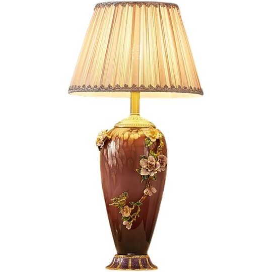 Настольная лампа Chet белый плафон, 64*36 см, E27