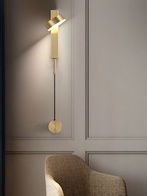 Настенный светильник медь LOPPA, Бра, 45*80, металл, LED.