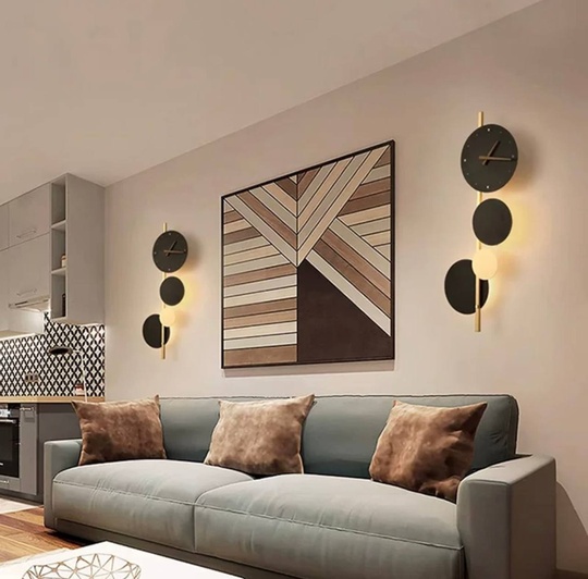 Настенный светильник, Бра, GARY 29*71, песочно-черный, медный, металл, LED.