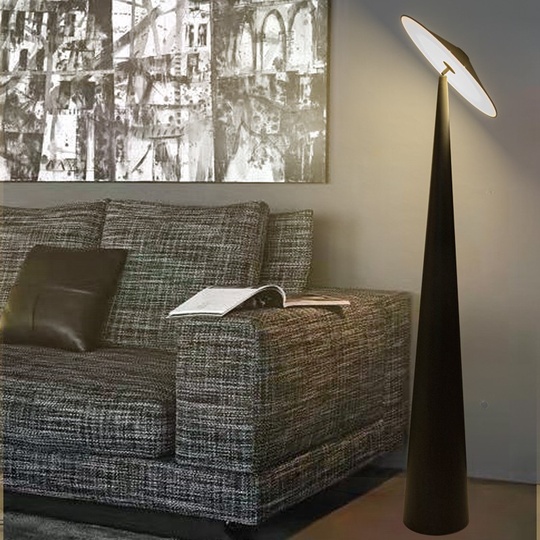 Напольный светильник черный Mushroom, LED, 5 Вт