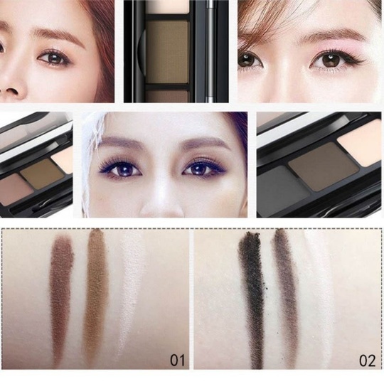 Тени для коррекции бровей Bioaqua Powder