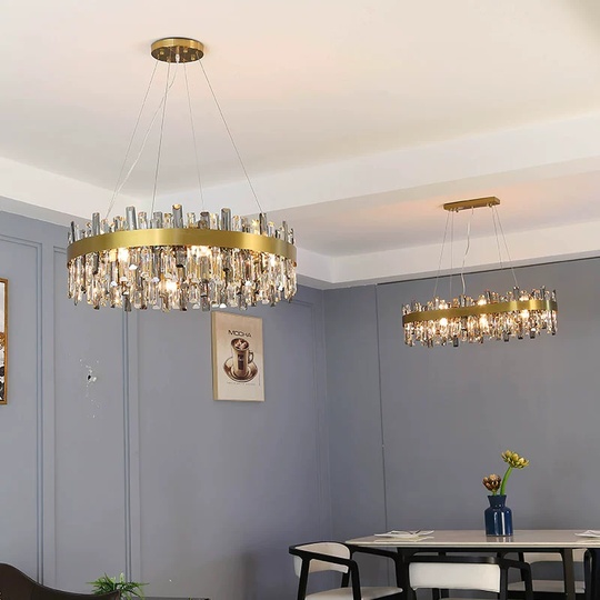 Люстра подвесная, медный, кристалл, BEAUTIFUL 100*25, металл, E14.